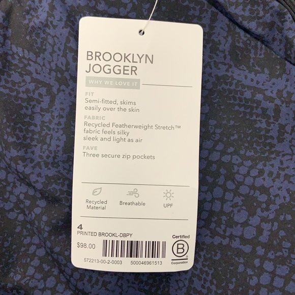 ATHLETA Printed Brooklyn Jogger - Picture 3 of 3